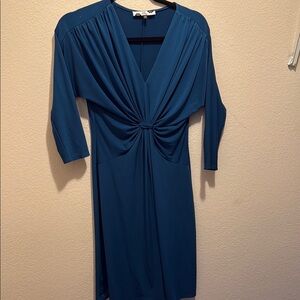 Lily Teal Long Sleeve Dress